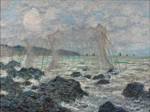 プールビルの漁網 作： Claude Monet