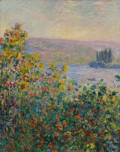 ヴェトゥイユの花壇 作： Claude Monet