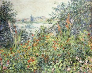 ヴェトゥイユの花。フルールアヴェトゥイユ、1881年 作： Claude Monet