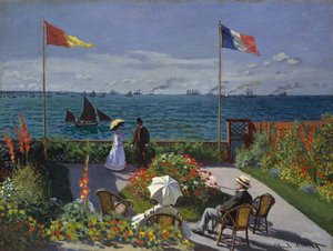 サンタドレッスの庭園 作： Claude Monet