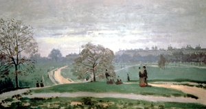 ハイドパーク、ロンドン、1871 作： Claude Monet
