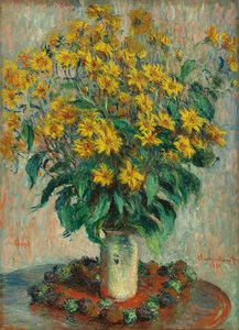 エルサレムのアーティ チョークの花、1880 年。