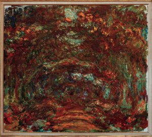 Alléedes Rosiers（Die Rosenallee） 作： Claude Monet