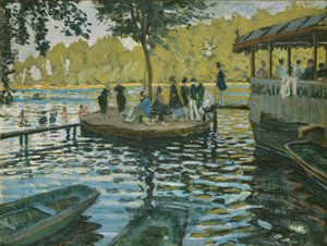 La Grenouillere 作： Claude Monet