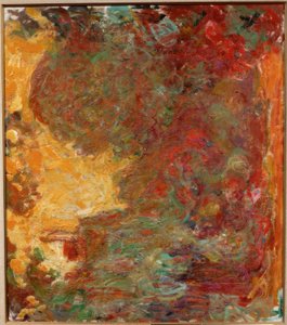ローズガーデンから見たアーティストの家（Das Haus de 作： Claude Monet