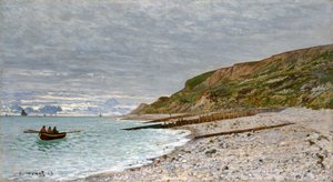 La Pointe de laHève、Sainte-Adresse、1864 作： Claude Monet
