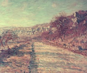 ルート・ド・ラ・ロシュ・ギヨン 作： Claude Monet