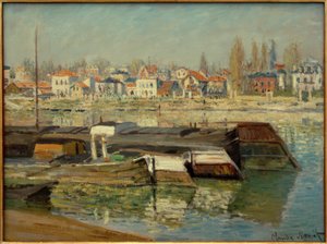 アニエールのセーヌ川 作： Claude Monet