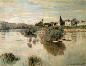ラバクールのセーヌ川 作： Claude Monet