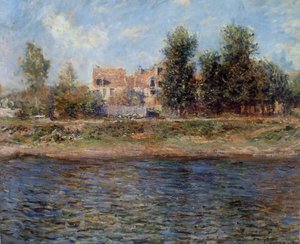 ベルジュ・ド・ラ・セーヌ、1880年。 作： Claude Monet