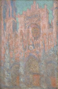 ルーアン大聖堂。 夕方、ルーアン大聖堂。 1893年の午後遅く。 作： Claude Monet