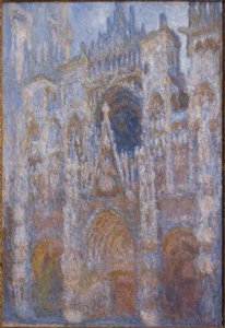 ルーアン大聖堂。ポータル、朝日。調和 作： Claude Monet