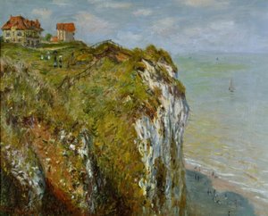 ディエップの崖 作： Claude Monet