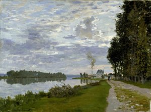 アルジャントゥイユ遊歩道 作： Claude Monet