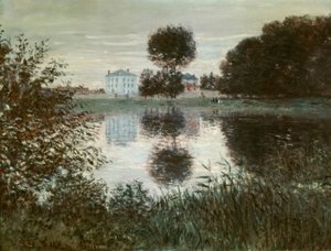 ボールの中の木、アルジャントゥイユ 作： Claude Monet