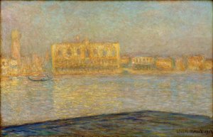 サンジョルジュメジャーから見たデュカル宮殿 作： Claude Monet