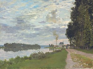 アルジャントゥイユの遊歩道 作： Claude Monet