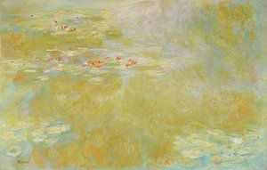 スイレンの池（Der Seerosenteich）。ええと1916 作： Claude Monet