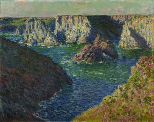 ベル イルの岩 ベル イルの岩、1886 年。 作： Claude Monet