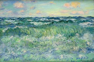 海軍、プルヴィル、1881年。 作： Claude Monet
