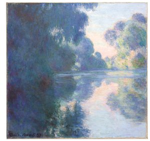 セーヌ川の朝、1897 作： Claude Monet