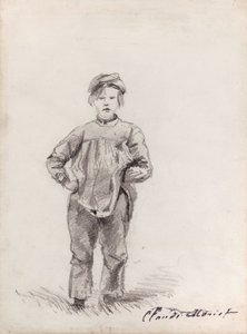 モネ - 田舎の少年 1857年 2013.985 作： クロード・モネ