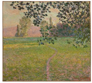 朝の風景、1888 作： Claude Monet