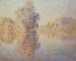 ジヴェルニー近郊の朝 作： Claude Monet