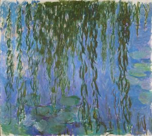 柳の小枝と睡蓮、1916-1919。 作： Claude Monet