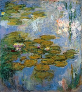 ""Nympheas" - ジヴェルニーの睡蓮の池 - クロード・モネ (1840-1926) の絵画、キャンバスに油彩 作： Claude Monet