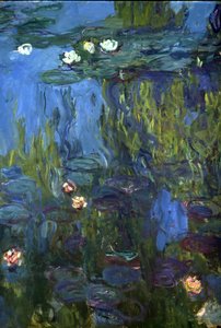 ニンフィア、1914-17 作： Claude Monet
