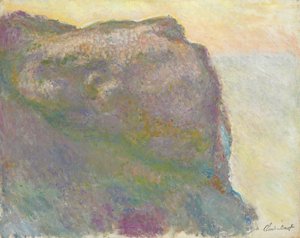 崖の上で、プチD "Ailly; Sur la falaise、au Petit Ailly、1896 作： Claude Monet