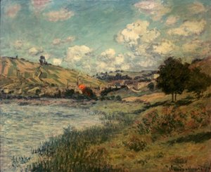 風景、ヴェトゥイユ 作： Claude Monet