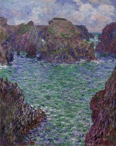 1887年、ベルイルポートグルファー 作： Claude Monet
