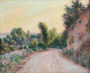道路;パス、1885 作： Claude Monet