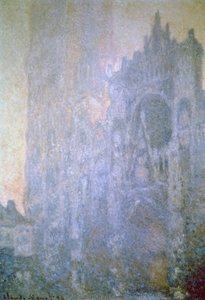 ルーアン大聖堂、早朝の光、1894 作： Claude Monet