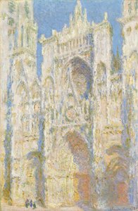 ルーアン大聖堂、西側ファサード、日光 作： Claude Monet