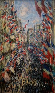 モントルグイユ通り、1878 年 6 月 30 日の祝賀会 作： Claude Monet