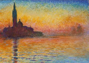 トワイライトによるサンジョルジョマッジョーレ 作： Claude Monet