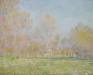 ジヴェルニーの春、1890年 作： Claude Monet