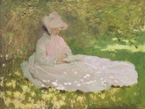 春 作： Claude Monet