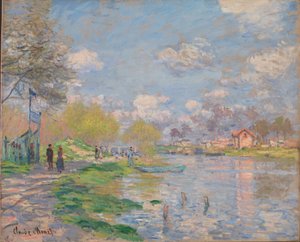 グラン・ジャット島の春 作： Claude Monet