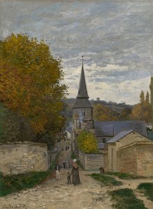 サントドレスのストリート。 1867 作： Claude Monet