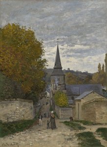 サントドレス通り、1867年 作： Claude Monet