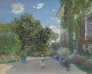 アルジャントゥイユの芸術家の家、1873年 作： Claude Monet