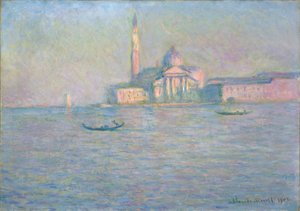 サンジョルジョマッジョーレ教会、ヴェネツィア、1908 作： Claude Monet