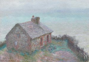 ヴァレンゲビルの税関、1897 作： Claude Monet