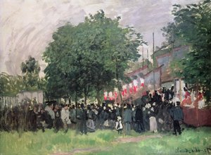 7月14日 作： Claude Monet