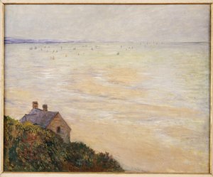 トルビルの小屋、干潮、1881 作： Claude Monet