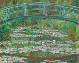 日本の歩道橋、1899 年。 作： Claude Monet